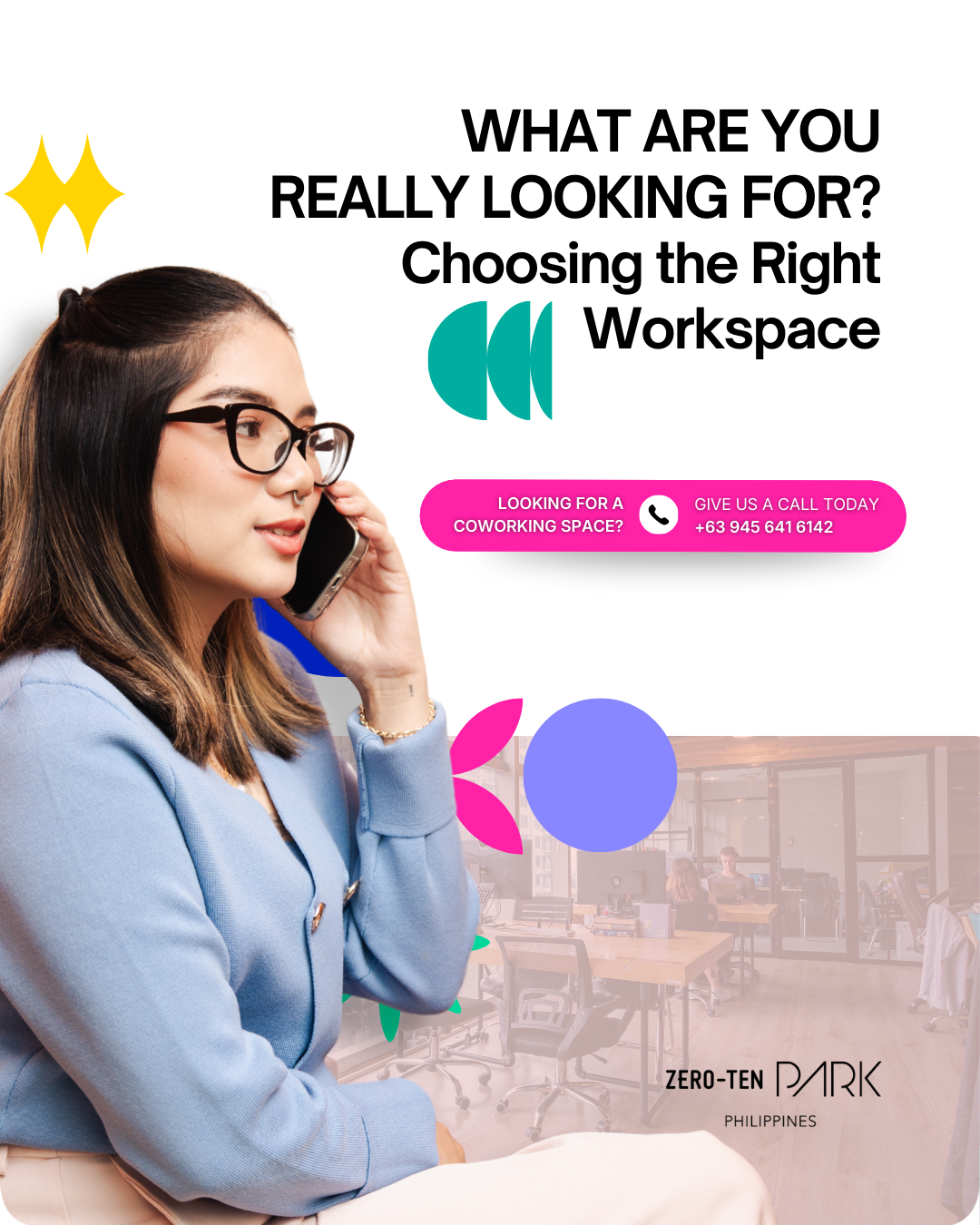 Coworking space in Cebu IT Park office space