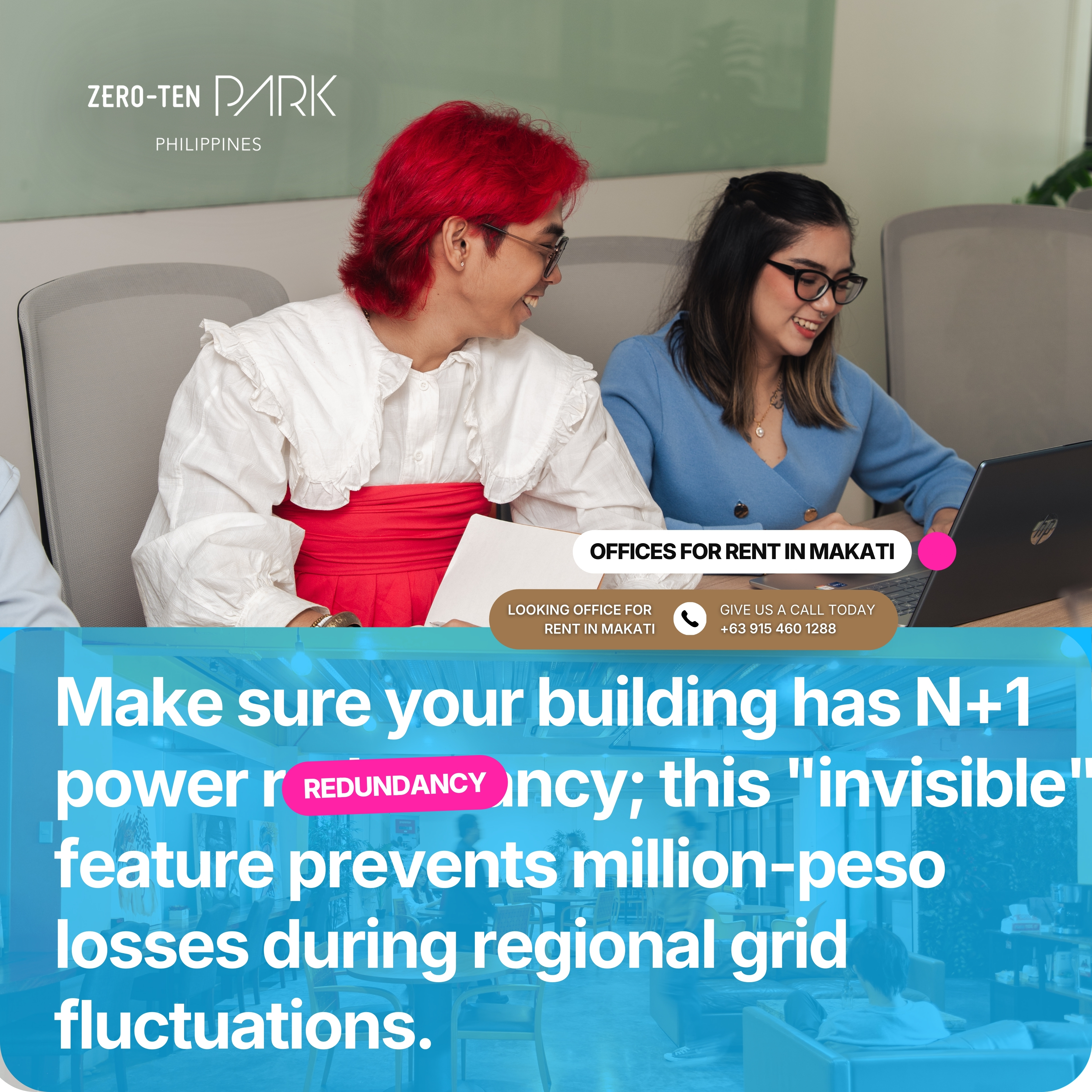 Executive Office Spaces for Rent in Makati - Zero-Ten Park Makati