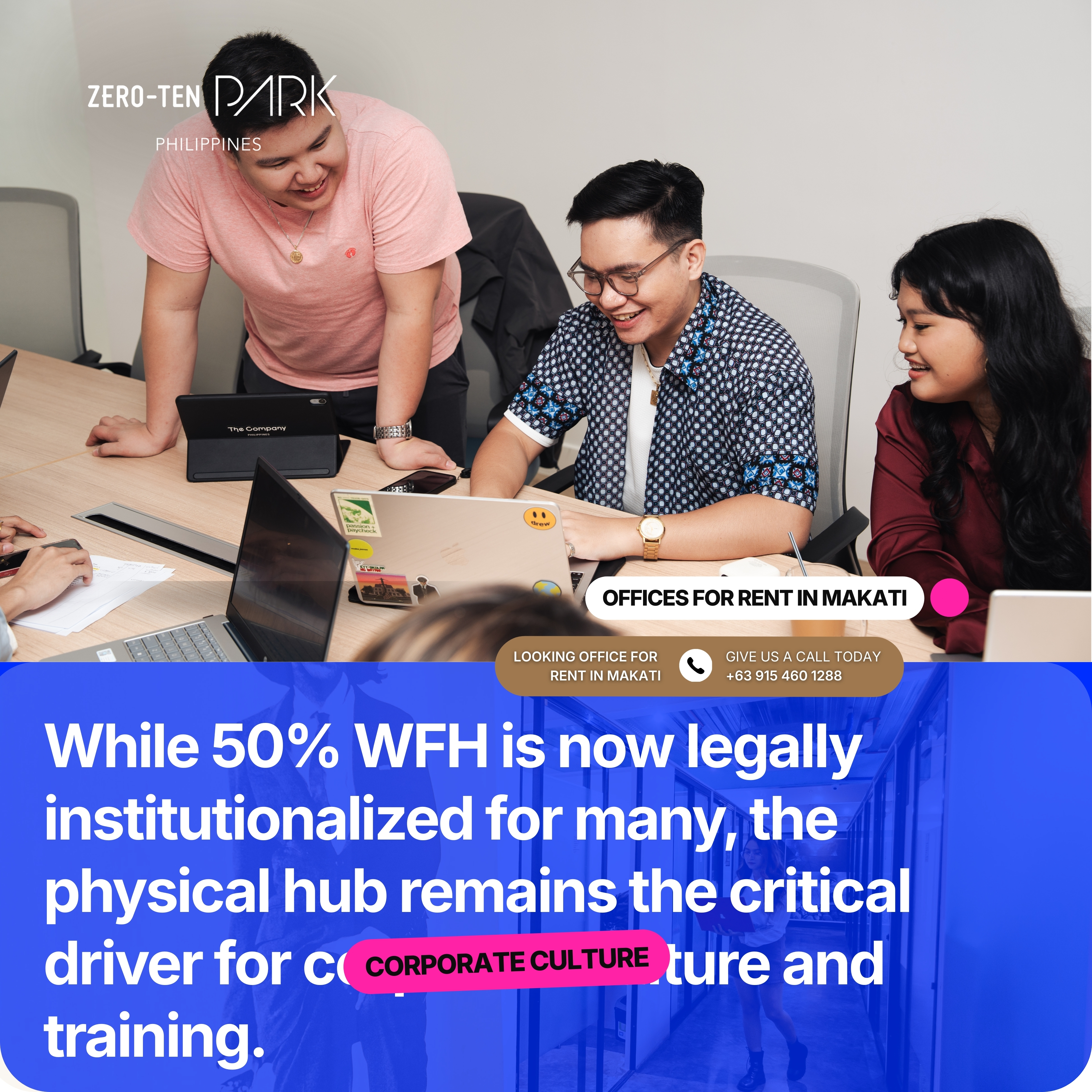 Executive Office Spaces for Rent in Makati - Zero-Ten Park Makati