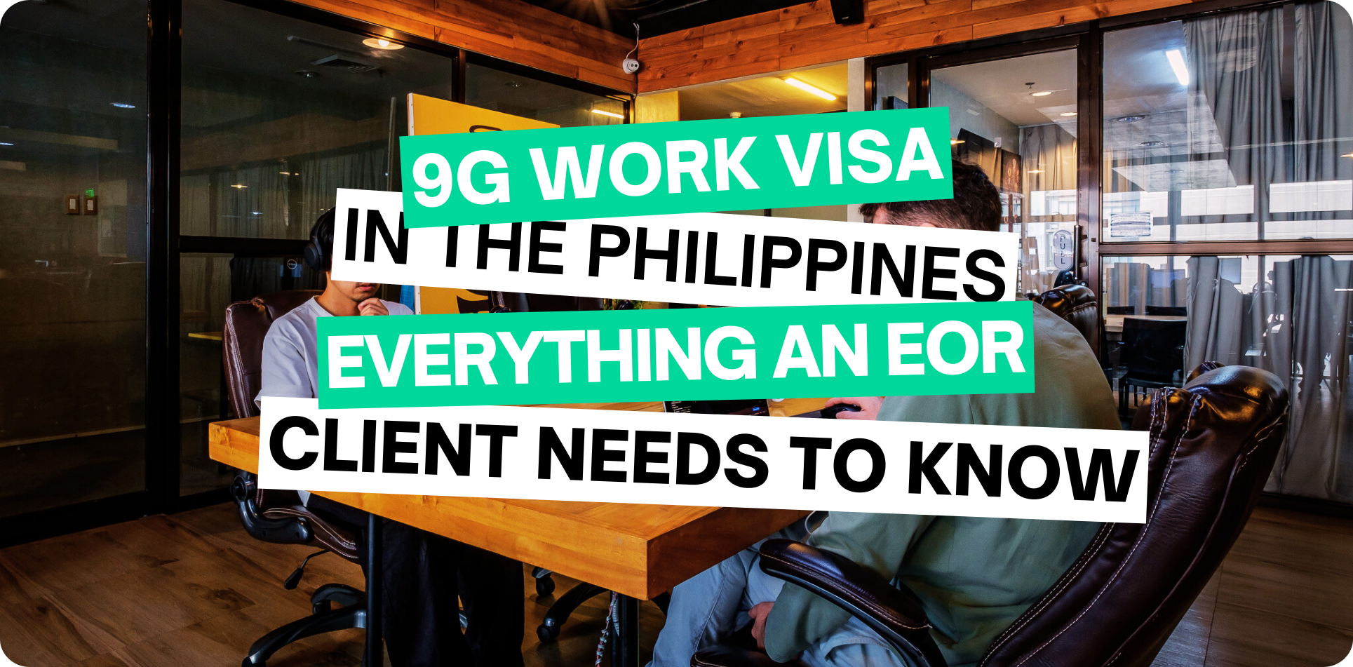9G Work Visa explained with process, requirements and to do's with Zeroten Park Philippines.