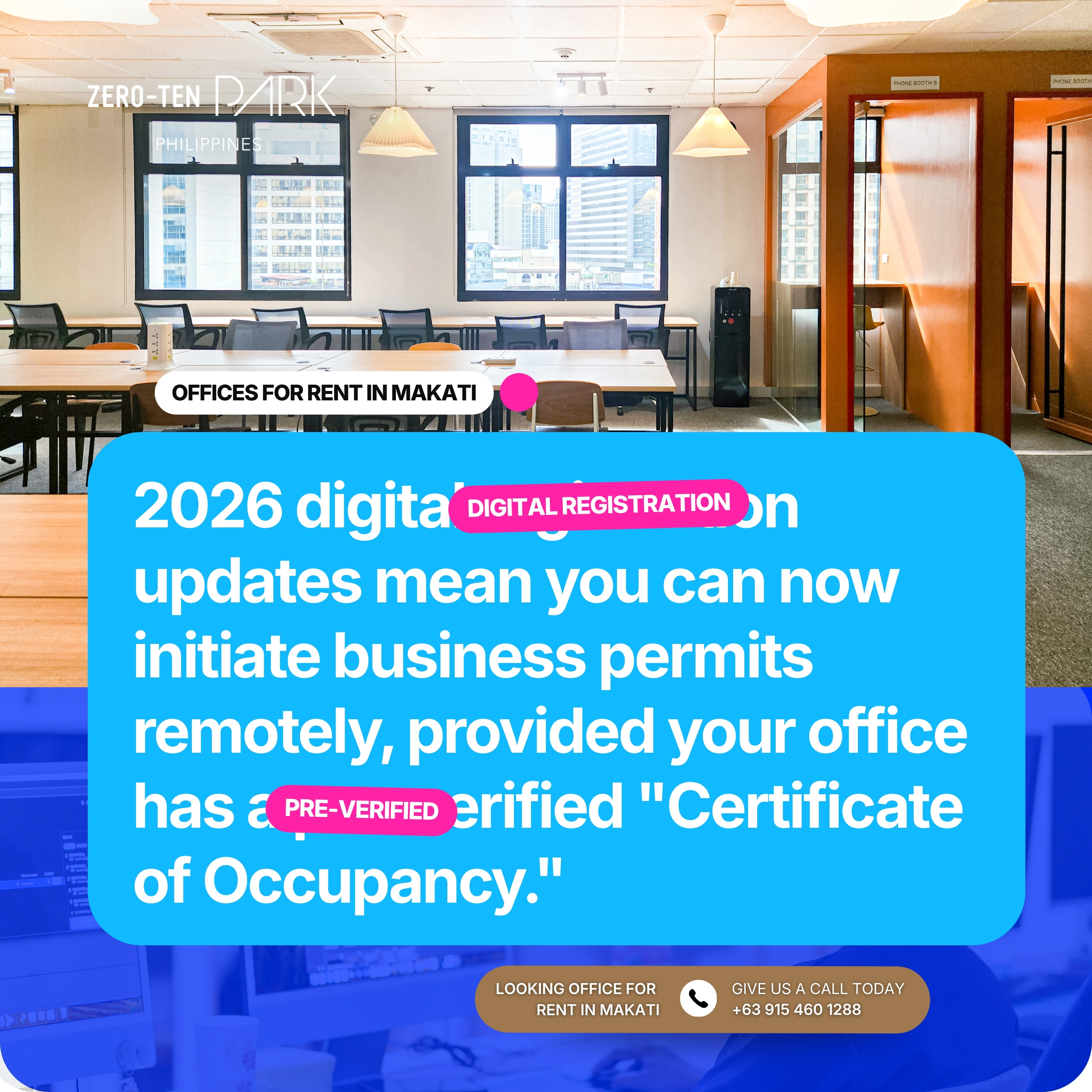 The Strategic Pivot to Small Offices for Rent in Makati - Zero-Ten Park Philipppines