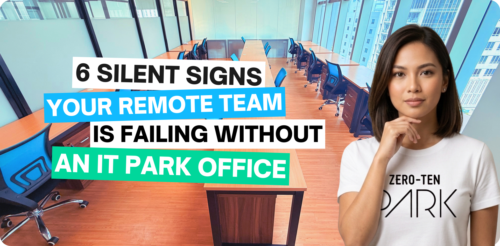IT Park Cebu coworking for remote teams working at Zero-Ten Park Cebu – IT Park collaborative workspace