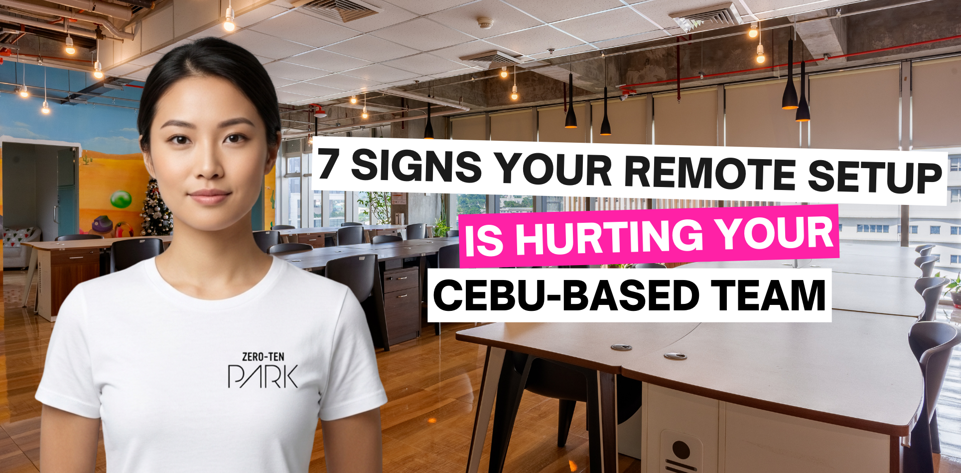 IT Park Cebu coworking for remote teams collaborating at Zero-Ten Park Cebu workspace