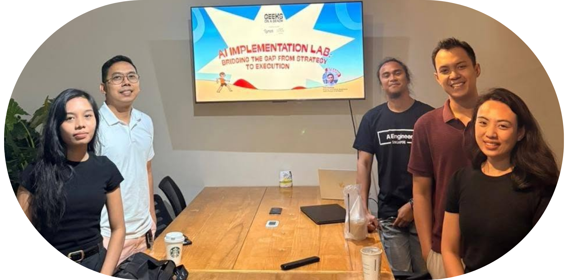 Geeks on a Beach in Zero-Ten park mandaue exploring the future of AI in Business