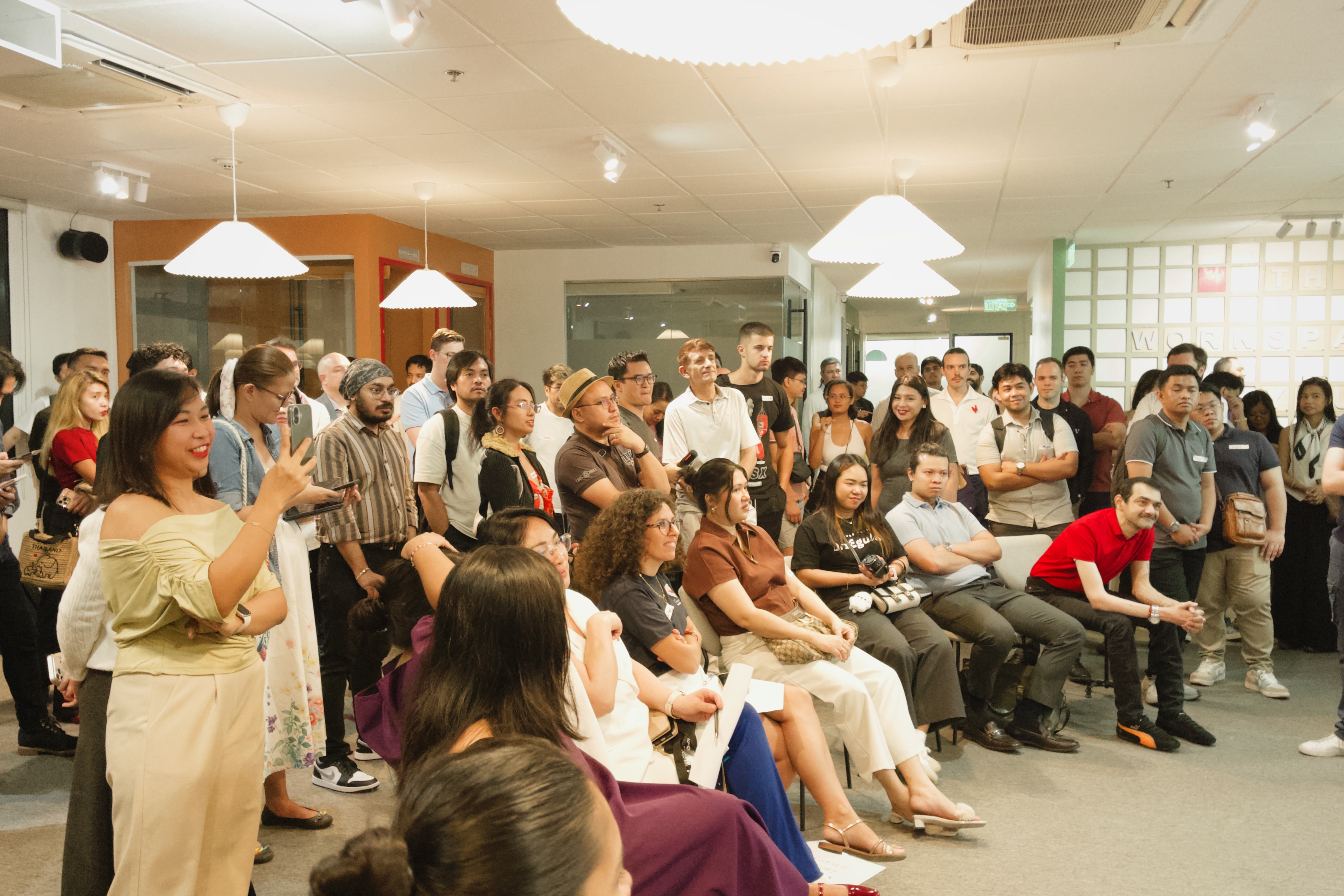 La French Tech Manila Pitch Night Event space Makati at Zero-Ten Park