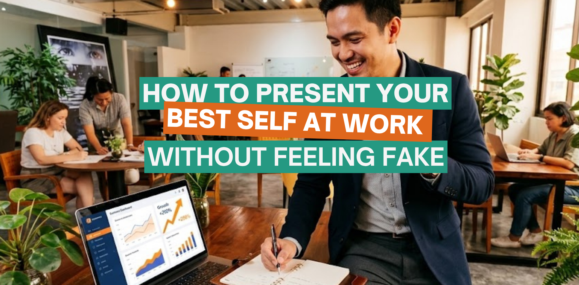 an Employer of Record employee presenting his best self on ease