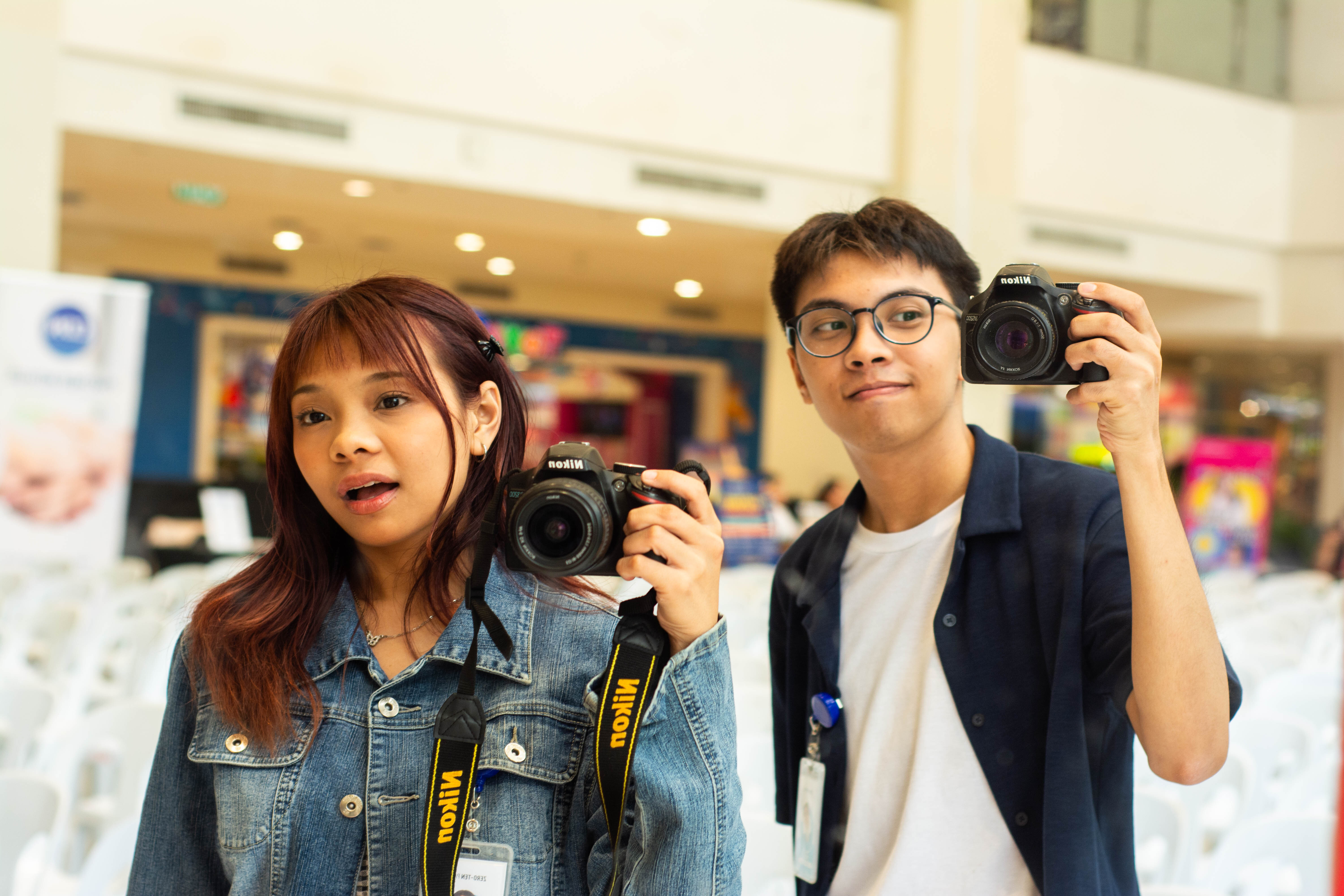 CIT-U marketing interns Paolo and Niña attending talks at Interns Summit 2026 Cebu