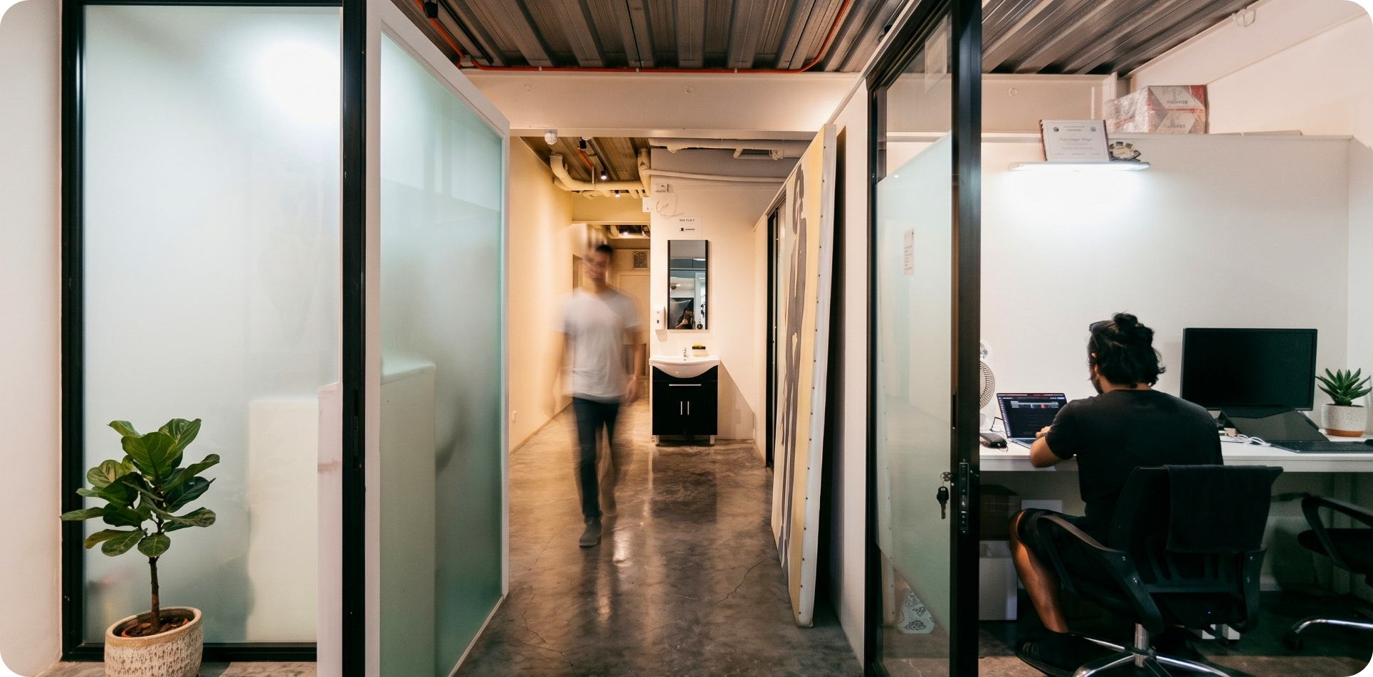 Workspace interior at Zero-Ten Park Mandaue