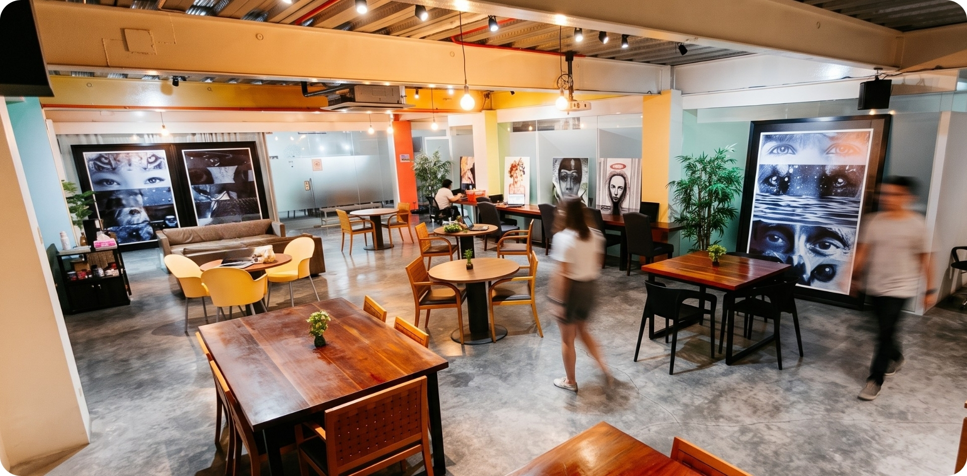 Zero-Ten Park coworking interior in Mandaue, Cebu