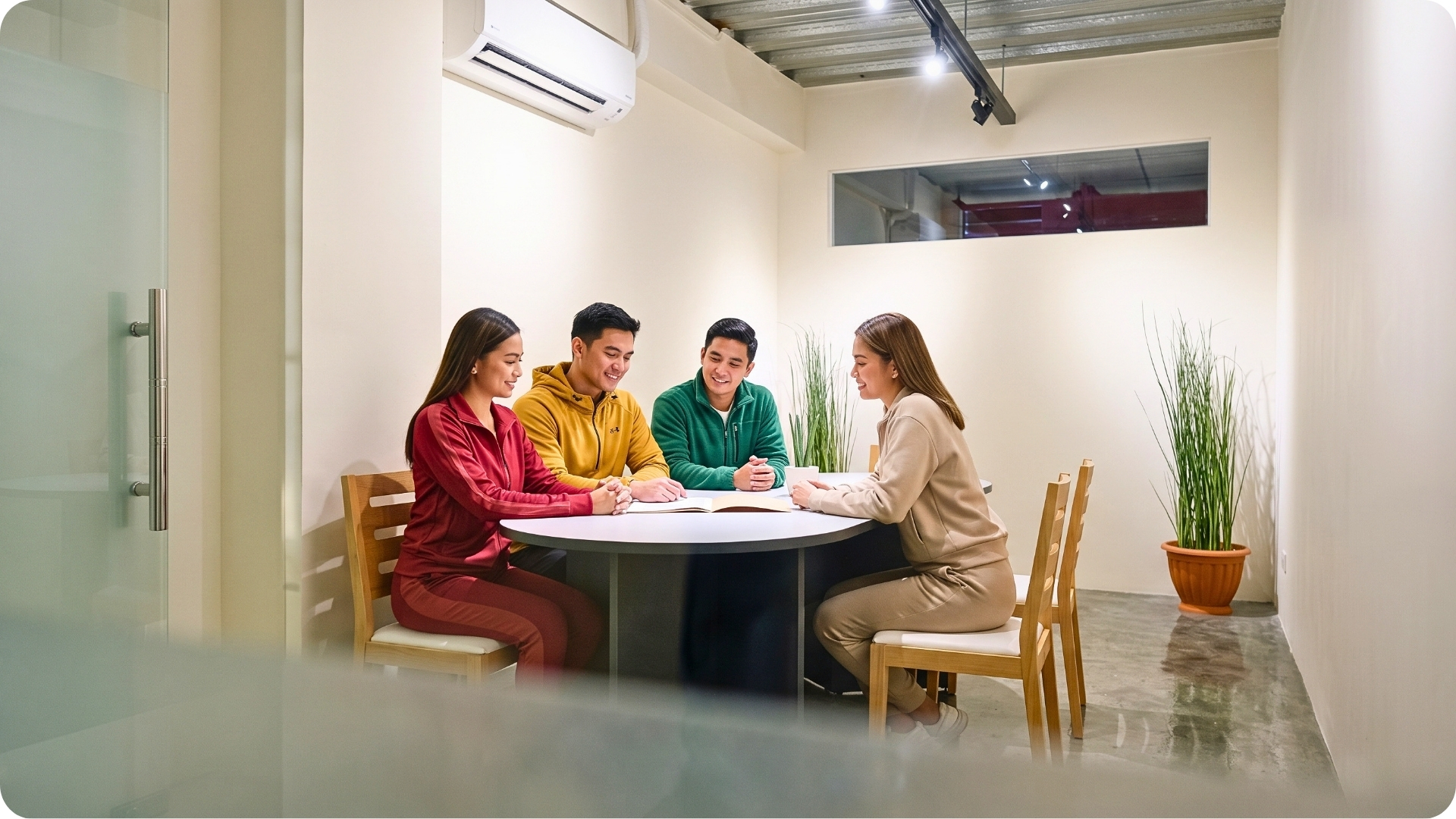 Workspace interior at Zero-Ten Park's Mandaue, Cebu office