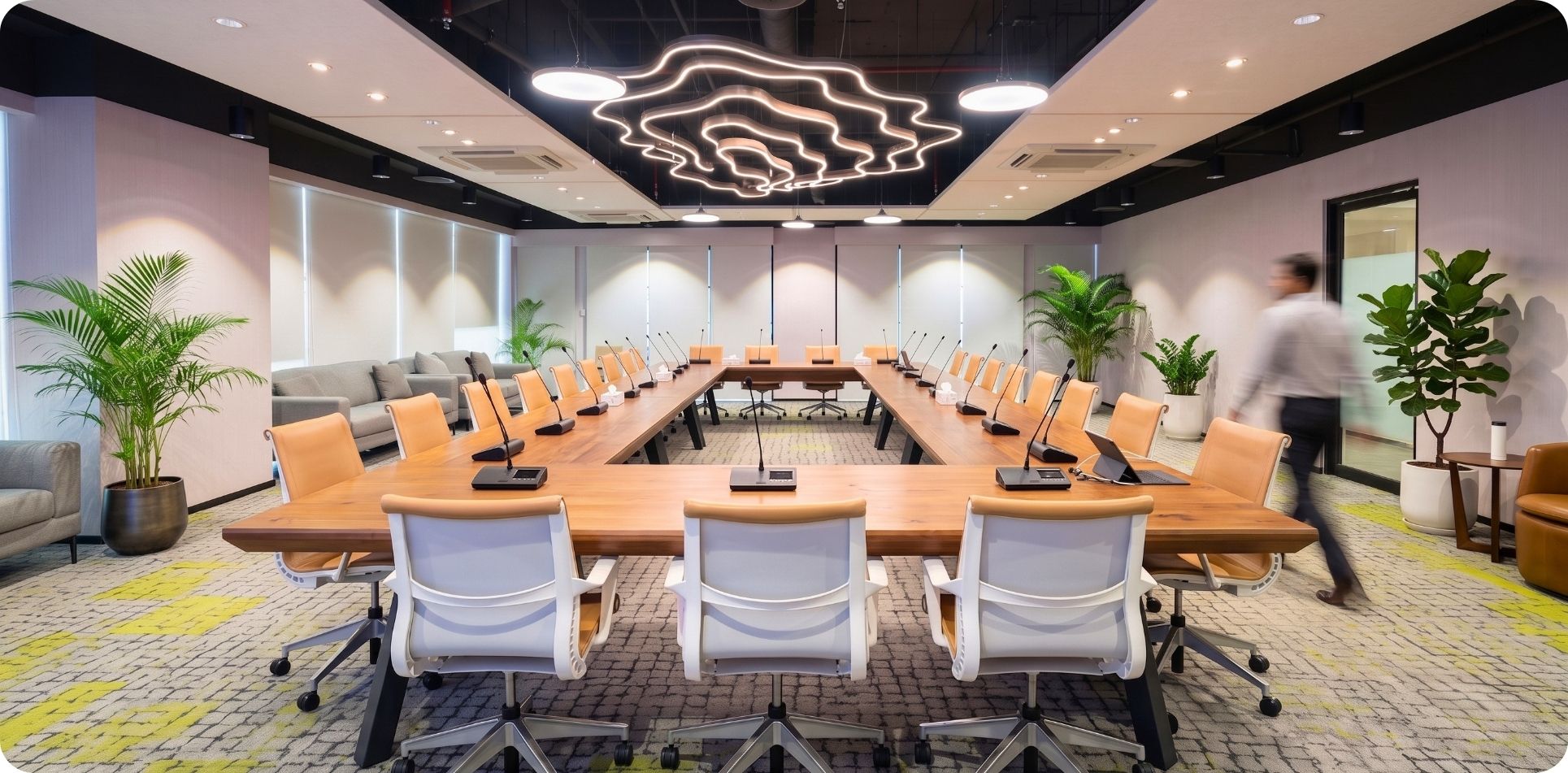 Zero-Ten Park office interior in Bonifacio Global City