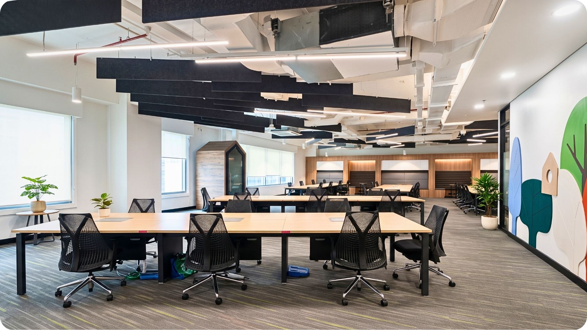 Workspace interior at Zero-Ten Park BGC