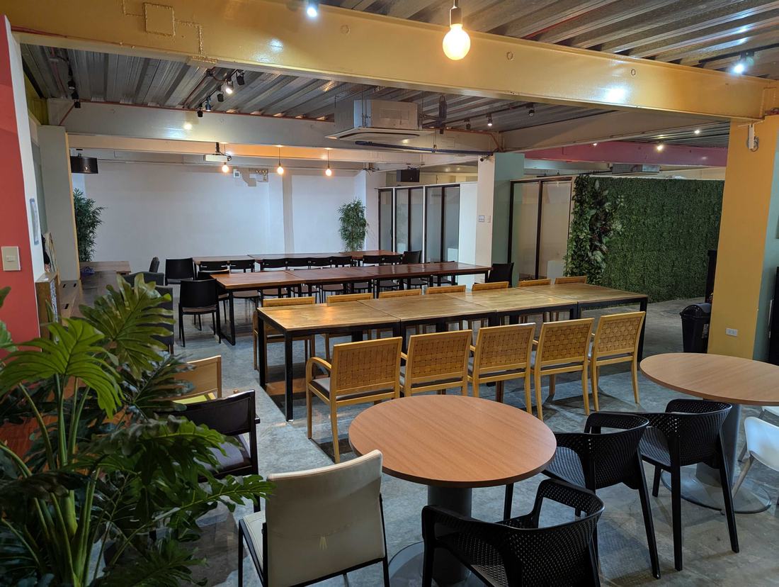 Event space at Zero-Ten Park Cebu Mandaue with plants and seating