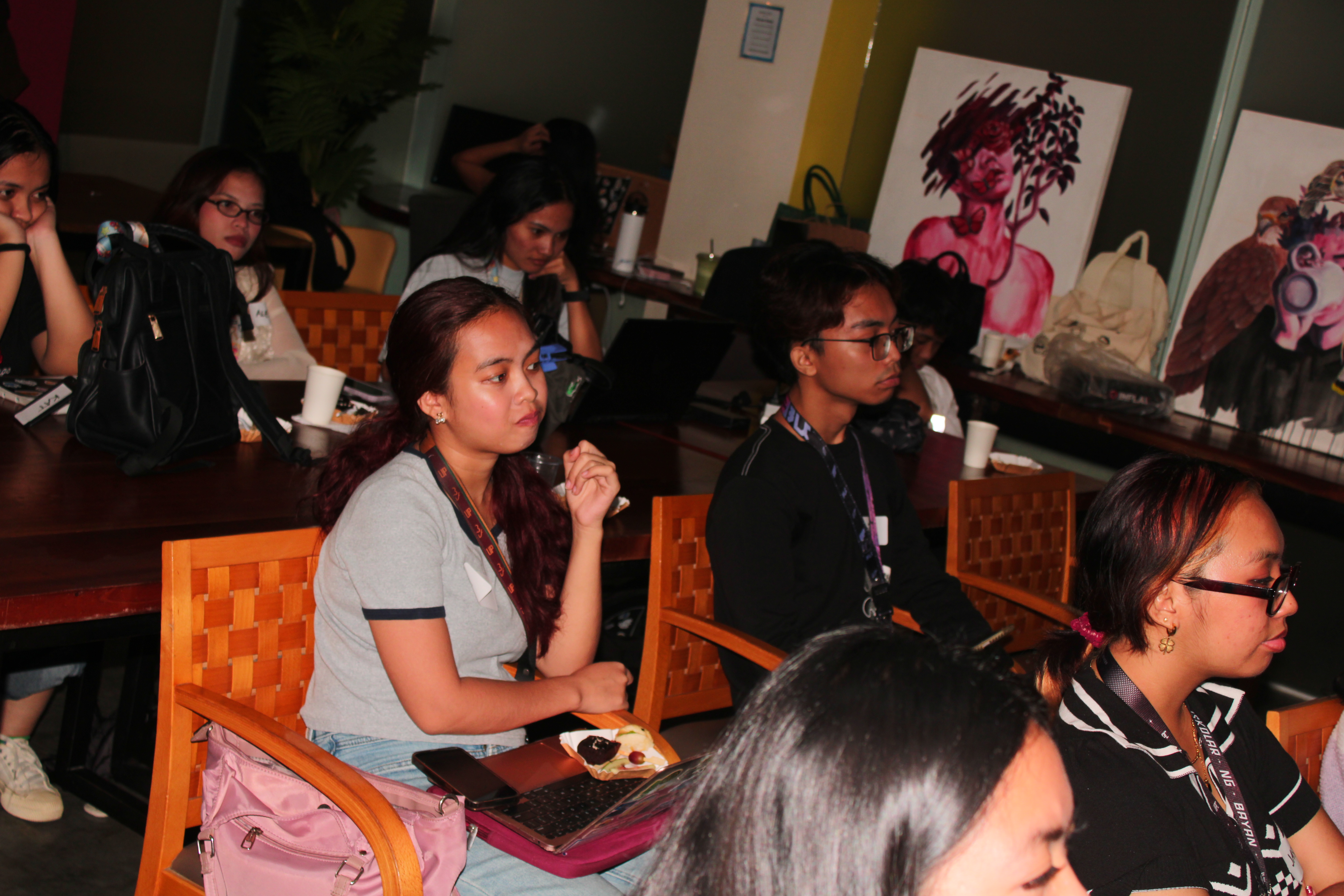Community gathering for workshops in Mandaue at Zero-Ten Park co-working space in Cebu